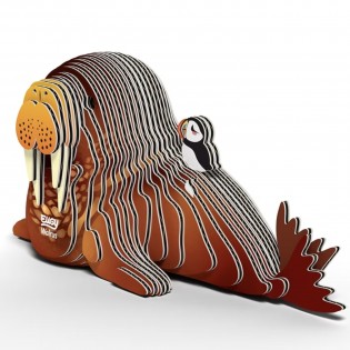 Eugy puzzle Morse 3D en carton 2