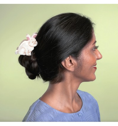 Pince à cheveux Lapin  - Coucou Suzette