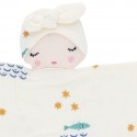 Doudou plat ma bonne étoile coton