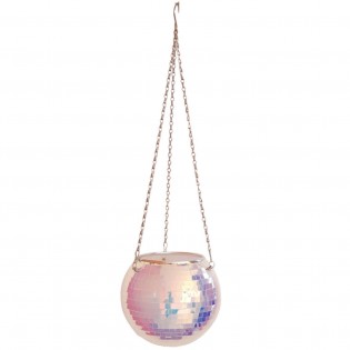 Pot à facettes iridescent 20 cm