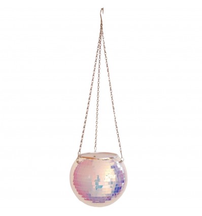 Pot à facettes iridescent 20 cm