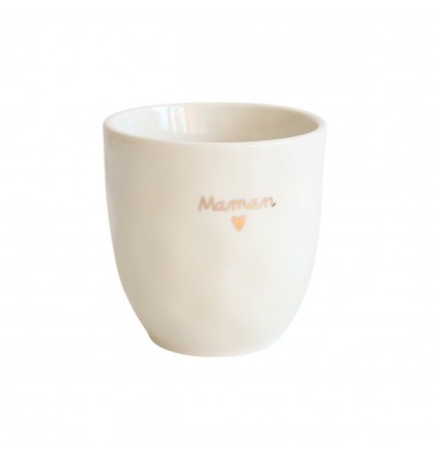 Tasse à café Maman doré