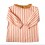 Tablier rayé rose et blanc pour enfant 5-6 ans