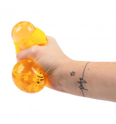 Balle anti-stress abeille - One For Fun