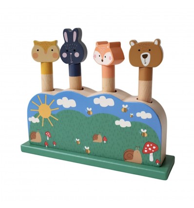Animaux pop-up en bois