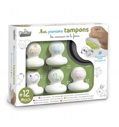 Mes premiers tampons Ferme - Crea Lign'