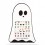 Boucles d'oreilles autocollantes Halloween - Rex London