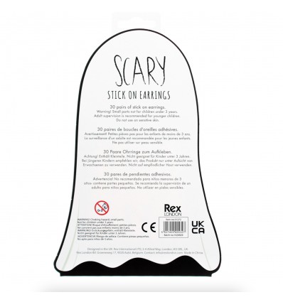 Boucles d'oreilles autocollantes Halloween - Rex London