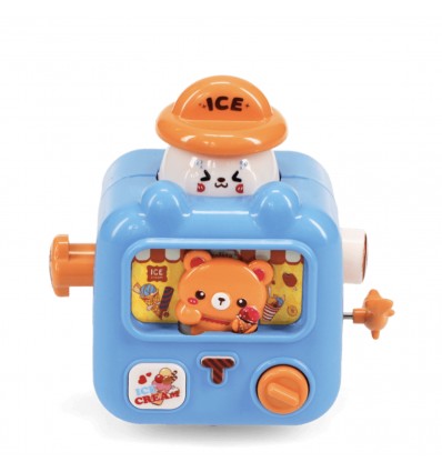 Camion à glace à remonter Bleu - Rex