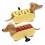 Duo de chiens hot-dog à remonter - Rex