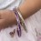 Duo de bracelets à paillettes - Rex