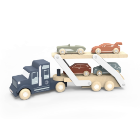 Camion transporteur avec 4 voitures - Speedy Monkey