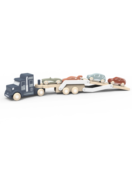 Camion transporteur avec 4 voitures - Speedy Monkey