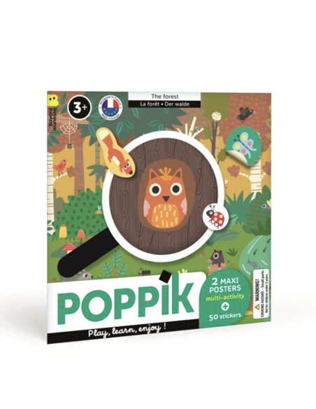 Poster à jouer La forêt - Poppik