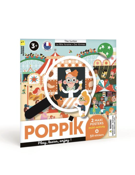 Poster à jouer Fête Foraine - Poppik