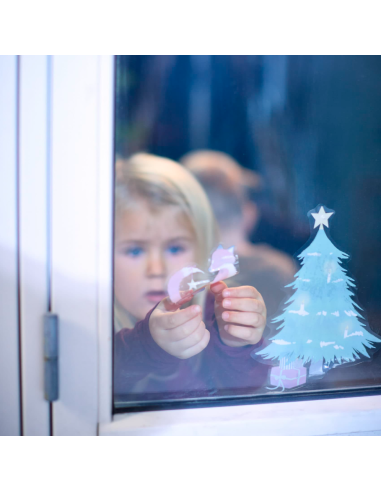 Autocollants de fenêtres Wonderful Winter -...