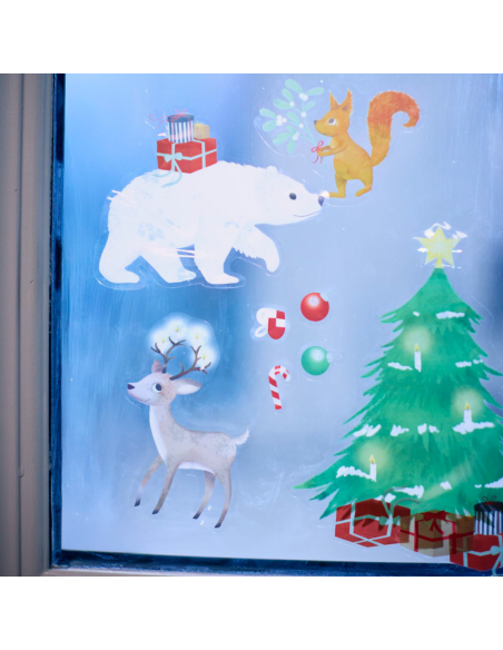 Autocollants de fenêtres Wonderful Winter - Filibabba