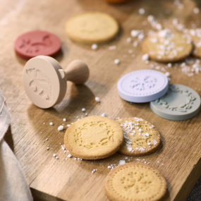 Tampon à biscuits et 4 tampons - Filibabba