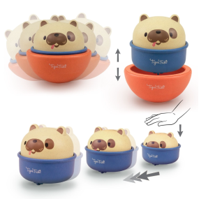 Chien 2-en-1 culbuto et à friction - Tiger Tribe 2