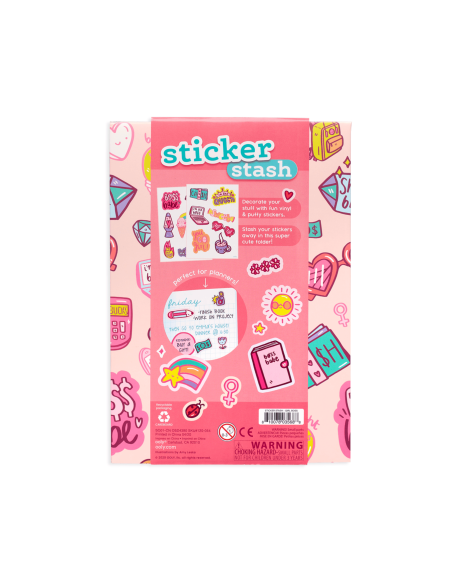 Pochette d'autocollants Girl Boss - Ooly