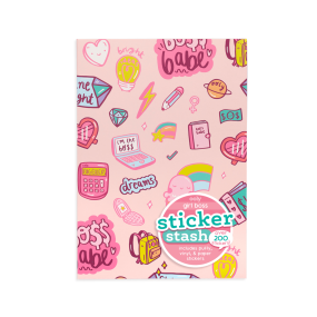 Pochette d'autocollants Girl Boss - Ooly