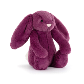 Peluche lapin Bashful Christmas Mauve (S) - Jellycat