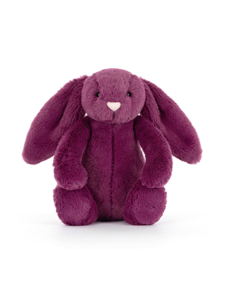 Peluche lapin Bashful Christmas Mauve (S) - Jellycat
