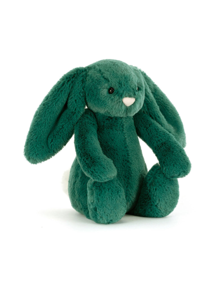 Peluche lapin Bashful Christmas Vert (S) - Jellycat