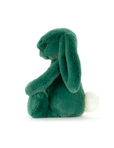 Peluche lapin Bashful Christmas Vert (S) - Jellycat