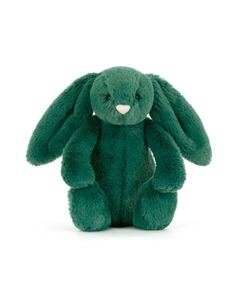 Peluche lapin Bashful Christmas Vert (S) - Jellycat