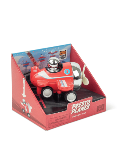 Avion rouge "Swoop" Presto Planes - Tiger Tribe