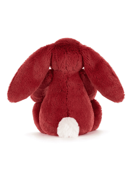 Peluche lapin Bashful Christmas Rouge (S) - Jellycat