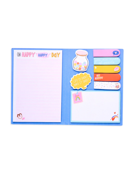 Bloc notes et post-it happy day - Ooly