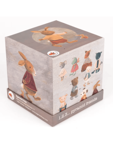 Set de 9 cubes à empiler Petits Amis - Egmont Toys