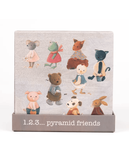 Set de 9 cubes à empiler Petits Amis - Egmont Toys