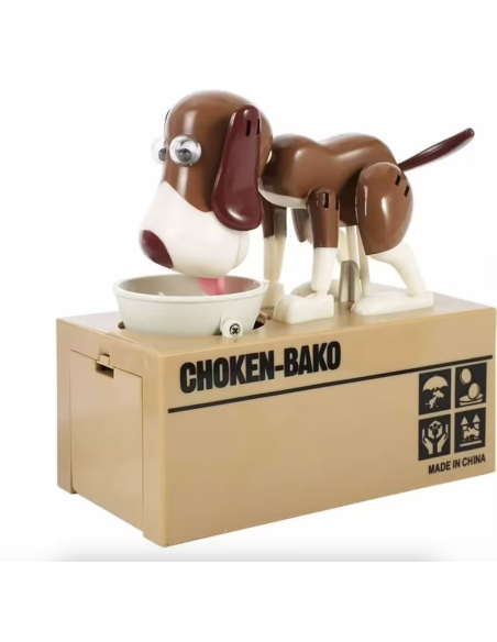 Tirelire chien mangeur de pièces - Winkee