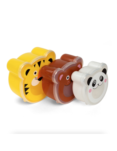 Set de 3 boites à goûter Kidoki - Kikkerland