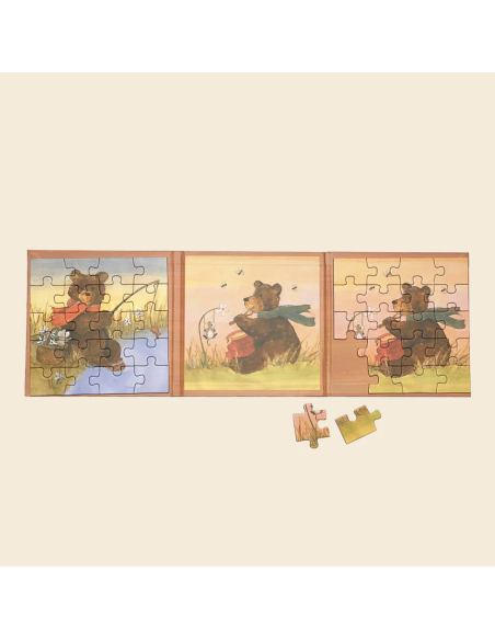 2 puzzles magnétiques ours - Egmont Toys