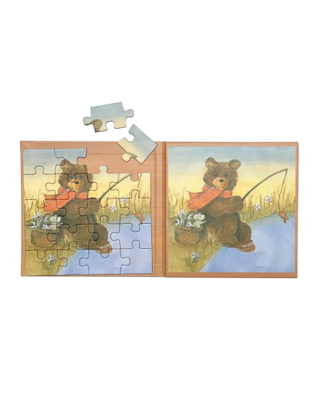 2 puzzles magnétiques ours - Egmont Toys