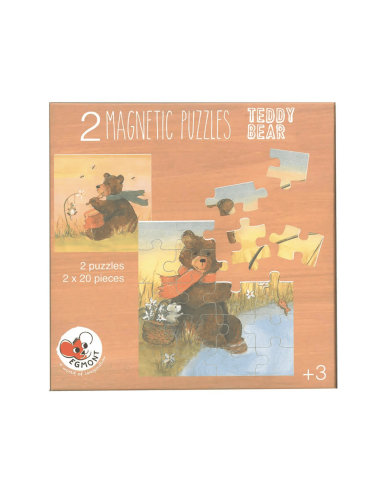 2 puzzles magnétiques ours - Egmont Toys