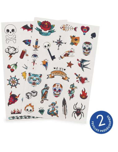 Tatouages éphémères Pirates - Legami