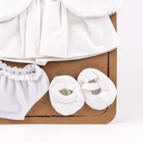Ensemble 4 pièces robe blanche - Egmont Toys 2