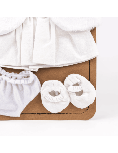 Ensemble 4 pièces robe blanche - Egmont Toys