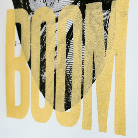 Sérigraphie Boom Boom Or A3 2