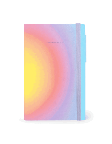 Carnet ligné avec couverture souple Aura - Legami