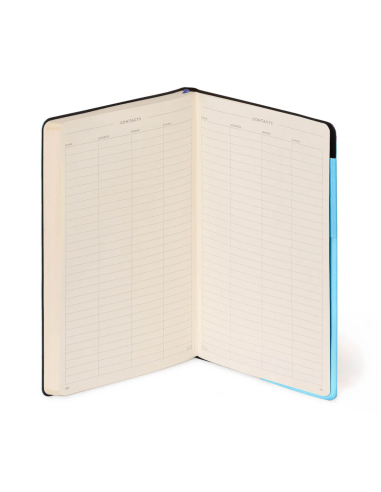 Carnet blanc avec couverture souple Aura - Legami