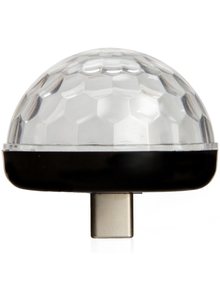 Mini boule disco lumineuse USB c - Kikkerland