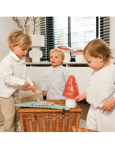 Lampe Veilleuse champignon Brique (S) - Egmont...