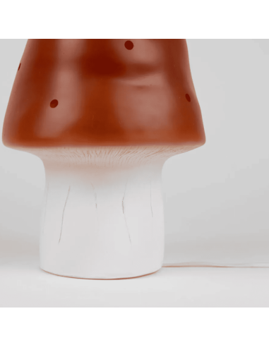 Lampe Veilleuse champignon Brique (S) - Egmont...
