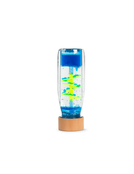Bouteille sensorielle Move Spirale Bleu - Petit Boum